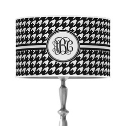 Houndstooth 12" Drum Lamp Shade - Poly-film (Personalized)