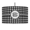 Houndstooth 12" Drum Pendant Lamp - Fabric (Personalized)