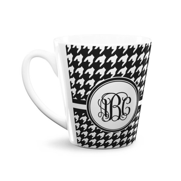 Houndstooth 12 Oz Latte Mug - Front