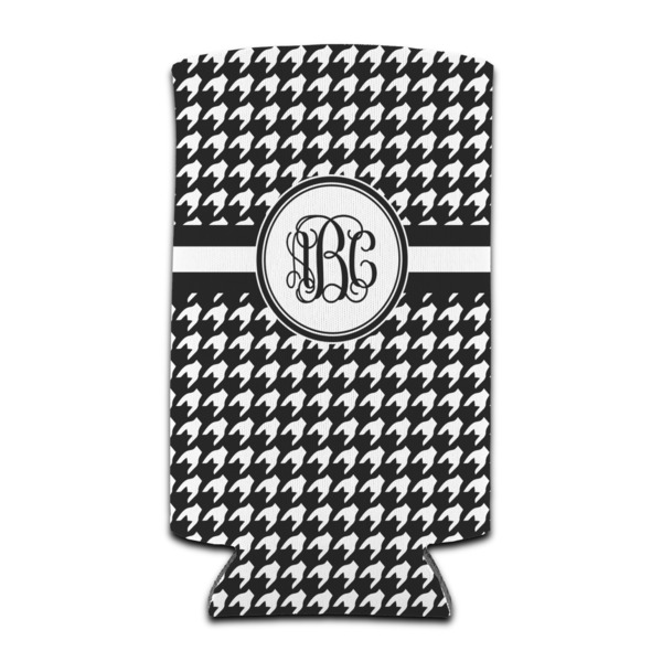 Custom Houndstooth Can Cooler (tall 12 oz) (Personalized)