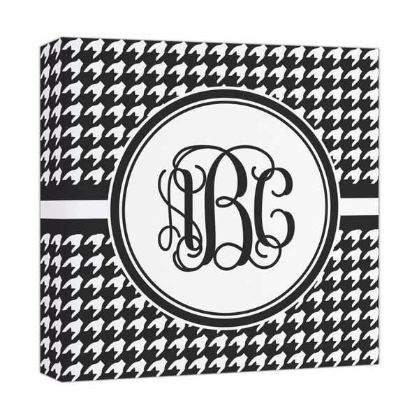 Custom Houndstooth Canvas Print - 12x12 (Personalized)