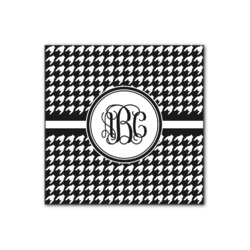 Houndstooth Wood Print - 12x12 (Personalized)