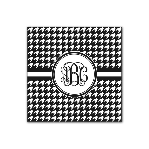 Custom Houndstooth Wood Print - 12x12 (Personalized)