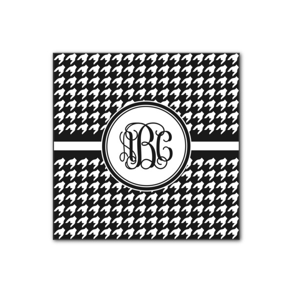 Custom Houndstooth Wood Print - 12x12 (Personalized)