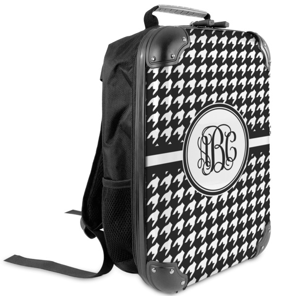Custom Houndstooth Kids Hard Shell Backpack (Personalized)