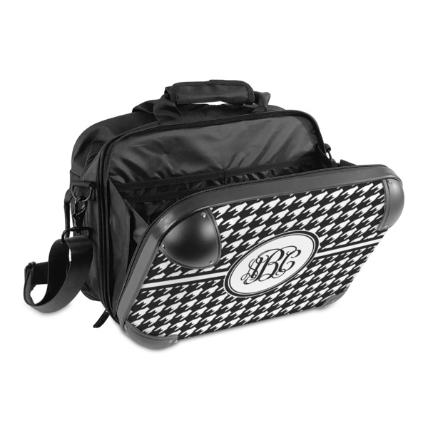 Houndstooth 15" Hard Shell Briefcase - Open