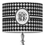 Houndstooth 16" Drum Lamp Shade - Poly-film (Personalized)