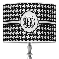 Houndstooth 16" Drum Lamp Shade - Poly-film (Personalized)