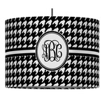 Houndstooth 16" Drum Pendant Lamp - Fabric (Personalized)