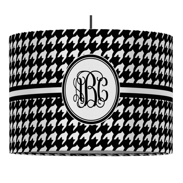 Custom Houndstooth Drum Pendant Lamp (Personalized)