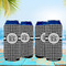 Houndstooth 16oz Can Sleeve - Set of 4 - LIFESTYLE