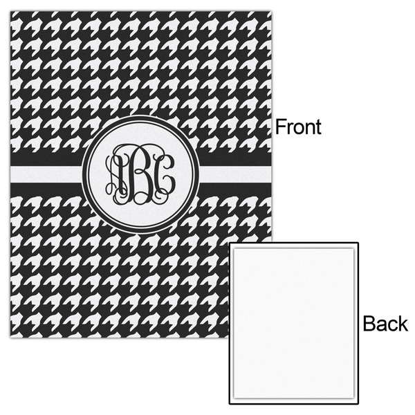 Houndstooth 16x20 - Matte Poster - Front & Back
