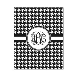 Houndstooth Wood Print - 16x20 (Personalized)