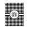 Houndstooth Wood Print - 16x20 (Personalized)