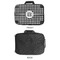 Houndstooth 18" Laptop Briefcase - APPROVAL