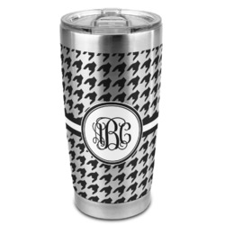 Houndstooth 20oz Stainless Steel Double Wall Tumbler - Full Print (Personalized)