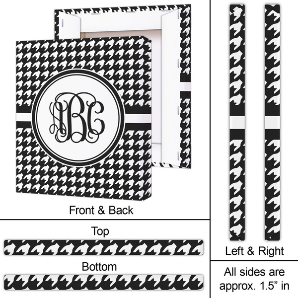 Houndstooth 20x24 - Canvas Print - Approval