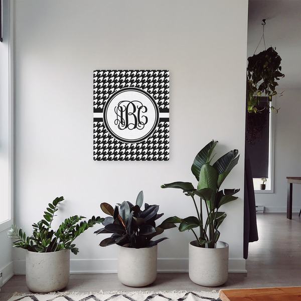 Houndstooth 20x24 - Canvas Print - In Context