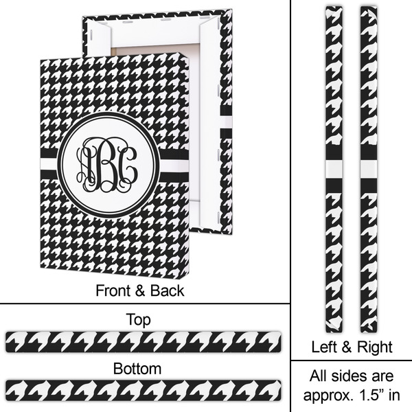 Houndstooth 20x30 - Canvas Print - Approval