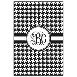 Houndstooth Wood Print - 20x30 (Personalized)