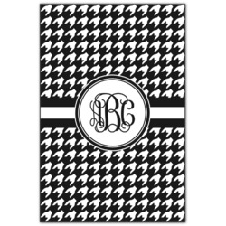 Houndstooth Wood Print - 20x30 (Personalized)