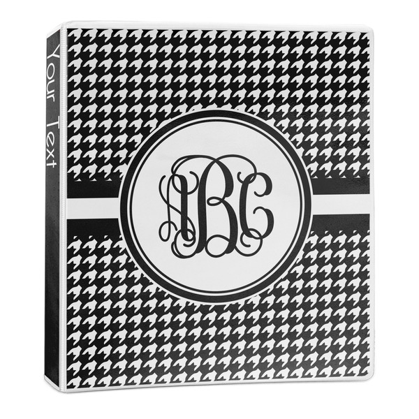Custom Houndstooth 3-Ring Binder - 1 inch (Personalized)