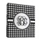 Houndstooth 3 Ring Binders - Full Wrap - 1" - FRONT