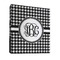 Houndstooth 3 Ring Binder - Full Wrap - 1" (Personalized)
