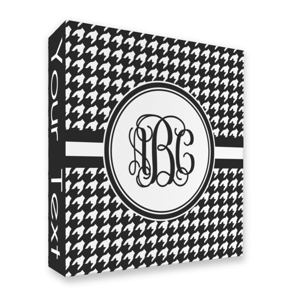 Houndstooth 3 Ring Binders - Full Wrap - 2" - FRONT