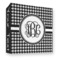 Houndstooth 3 Ring Binders - Full Wrap - 3" - FRONT