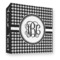 Houndstooth 3 Ring Binder - Full Wrap - 3" (Personalized)