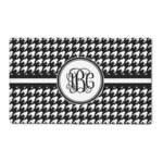 Houndstooth 3' x 5' Patio Rug (Personalized)