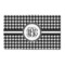 Houndstooth 3' x 5' Patio Rug (Personalized)