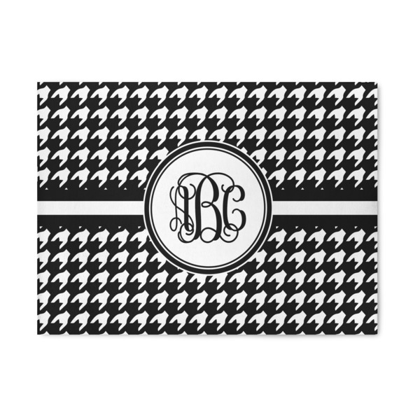 Custom Houndstooth Area Rug (Personalized)