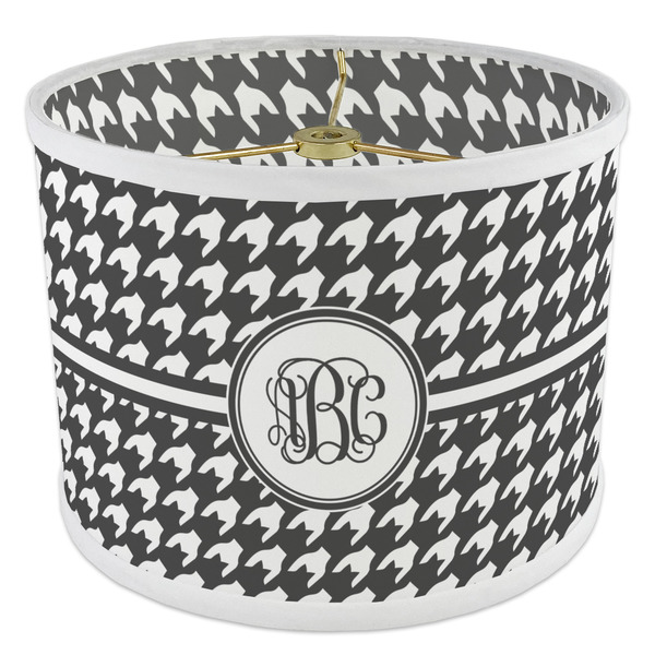 Houndstooth 8" Drum Lampshade - ANGLE Poly-Film