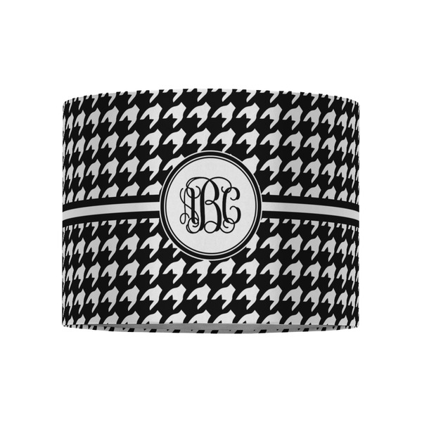 Houndstooth 8" Drum Lampshade - FRONT (Fabric)