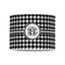 Houndstooth 8" Drum Lampshade - FRONT (Poly Film)