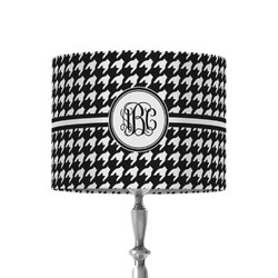 Houndstooth 8" Drum Lamp Shade - Fabric (Personalized)