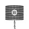 Houndstooth 8" Drum Lamp Shade - Fabric (Personalized)