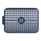 Houndstooth Aluminum Baking Pan with Navy Lid (Personalized)