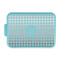 Houndstooth Aluminum Baking Pan - Teal Lid - FRONT