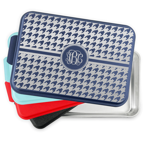 Houndstooth Aluminum Cake Pan with Lid - PARENT/MAIN