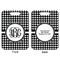Houndstooth Aluminum Luggage Tag (Front + Back)