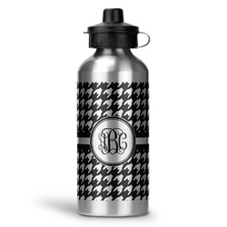 Houndstooth Water Bottle - Aluminum - 20 oz (Personalized)