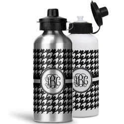 Houndstooth Water Bottles - 20 oz - Aluminum (Personalized)