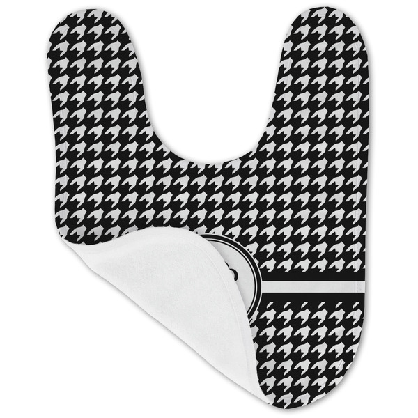 Houndstooth Baby Bib - AFT folded