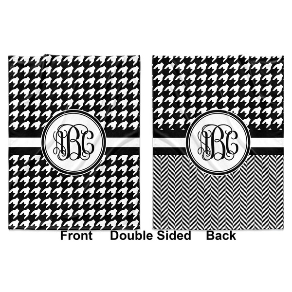 Houndstooth Baby Blanket (Double Sided - Printed Front and Back)
