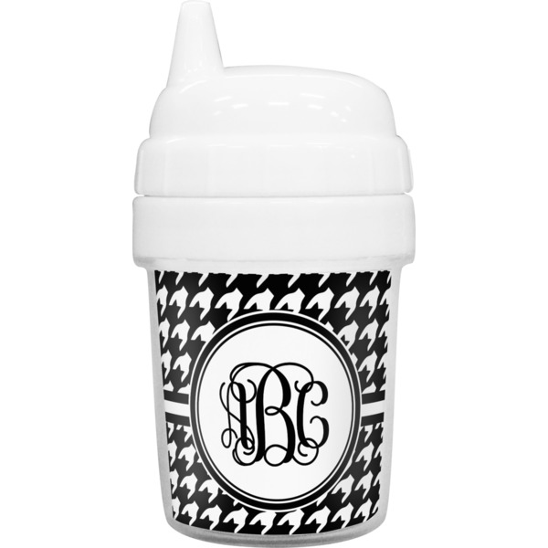 Custom Houndstooth Baby Sippy Cup (Personalized)