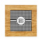 Houndstooth Bamboo Trivet with 6" Tile - FRONT