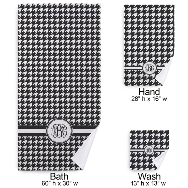 Houndstooth Bath Towel Sets - 3-piece - Approval